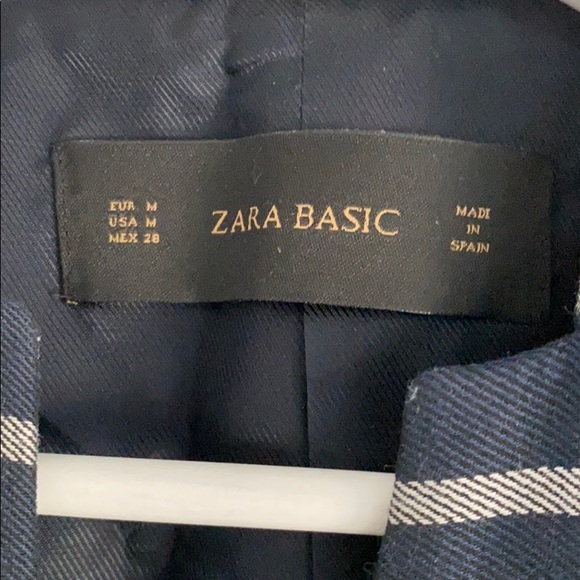 Zara Basic Stripe Blazer - Picture 3 of 5
